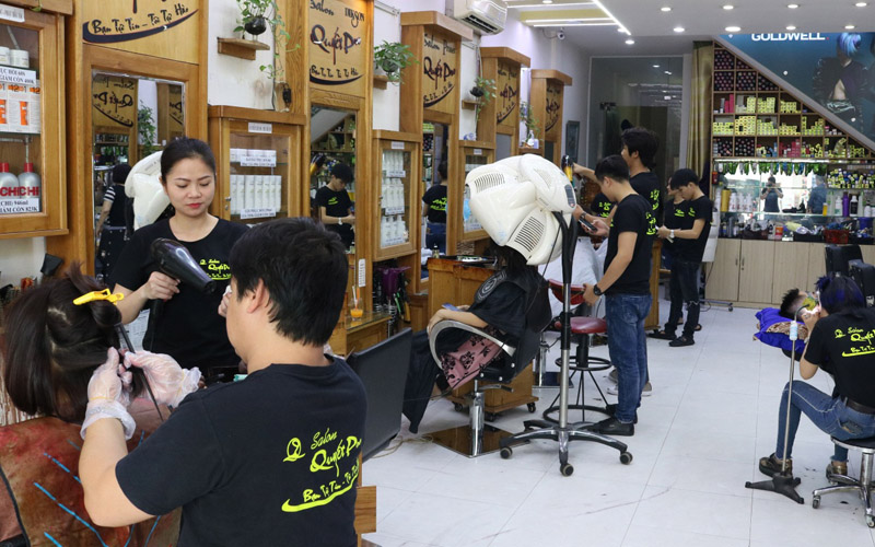 Học nghề làm tóc và mở salon được nhiều bạn trẻ ưa chuộng